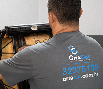 Capa personalizada para banco de carro em Ribeirão Preto Capa de banco automotivo personalizada confeccionada pela Criacar